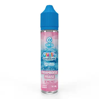 E-liquide Framboise Fraise Granita (50ml) - Alfaliquid