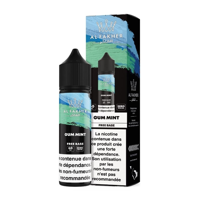 E-liquide Gum Mint 50ml Al Fakher - saveurs chewing-gum et menthe fraîche