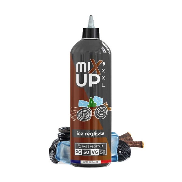 E-Liquide Mixup XXL Ice r&eacute;glisse 1 litre 0mg - Sans Nicotine, Base 50/50 | Alliancetech.fr