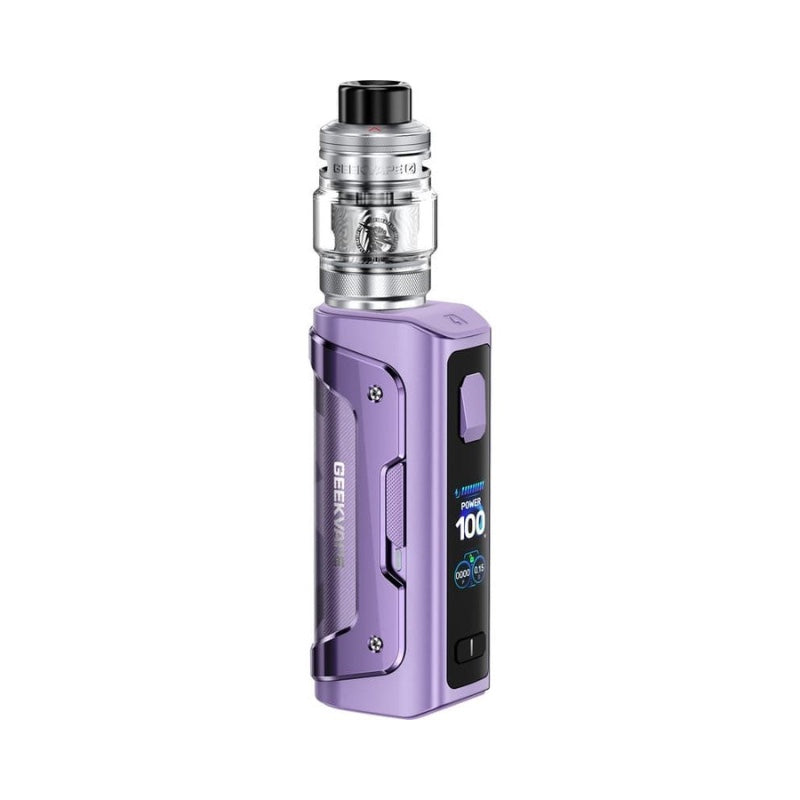 Kit Aegis Solo 5 Purple Geekvape - box 100W et clearomiseur Z Subohm 5 5,5ml