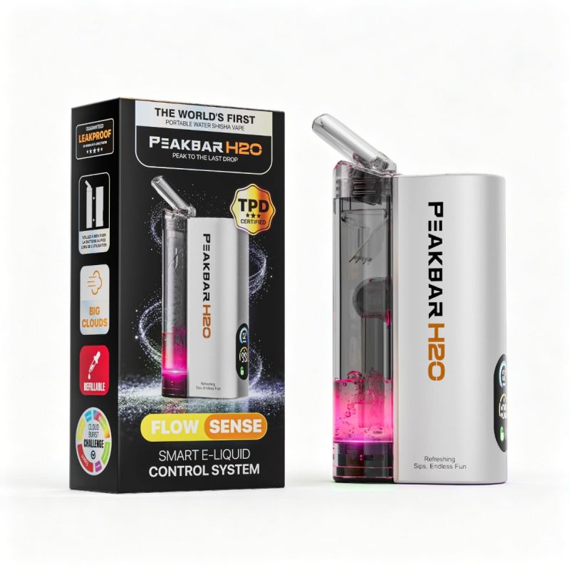 Kit H2O Pro 10ml 900mAh Peakbar - Platinum Silver