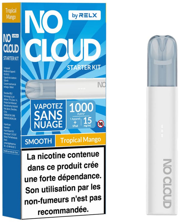 Kit No Cloud Smooth 15mg Tropical Mango - RELX - Alliancetech.fr
