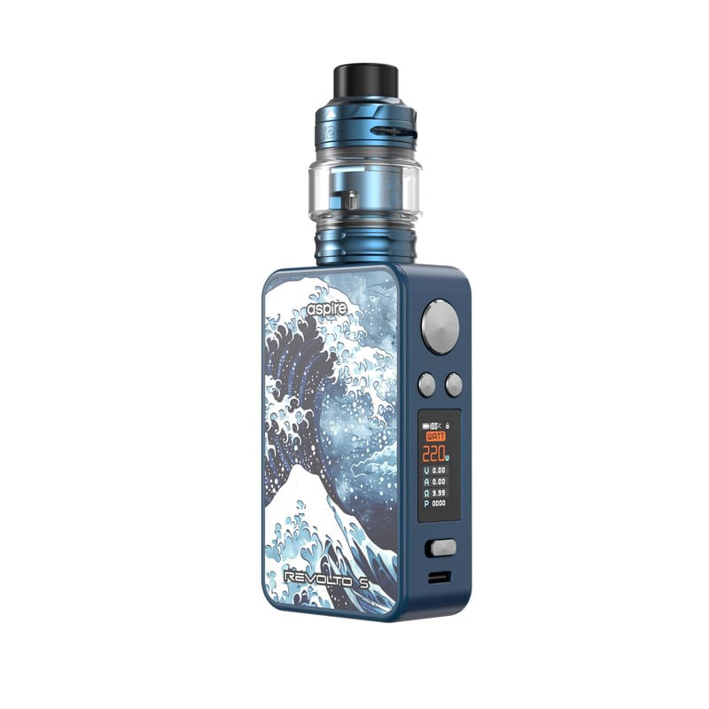 Kit Revolto S Aspire - coloris Blue & Azure Tsunami