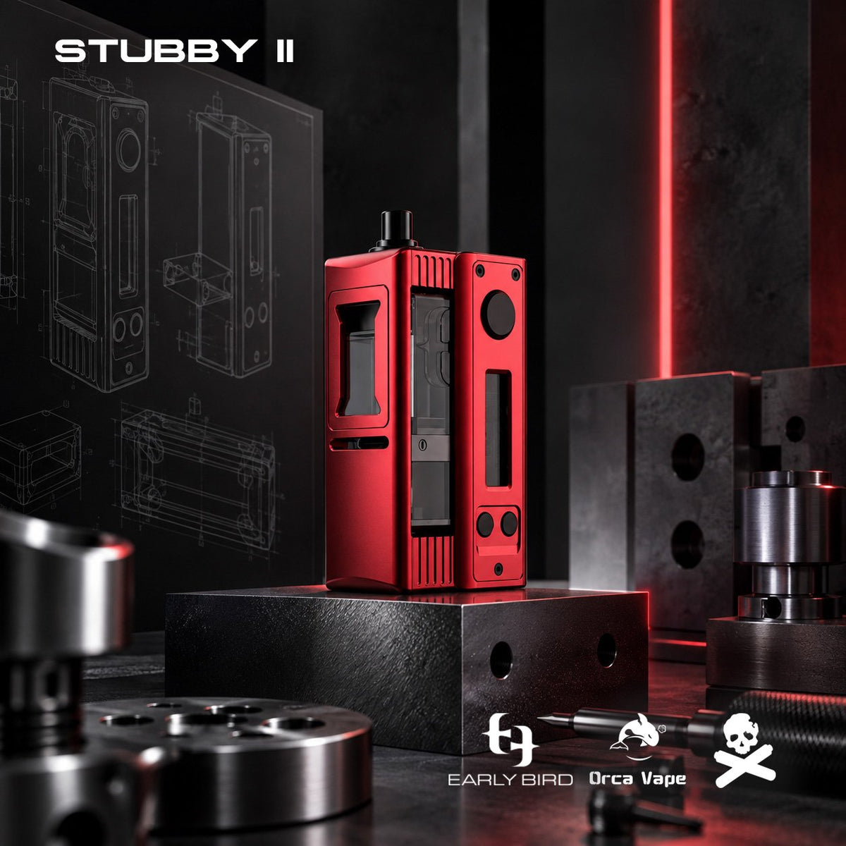Kit Stubby V2 AIO 80W Early Bird x Vaping Bogan - Dark Devil principal