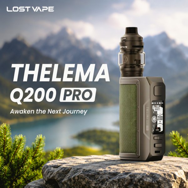 Kit Thelema Q200 Pro 5ml - Lost Vape - face-avant