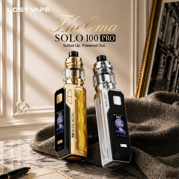 Kit Thelema Solo 100 Pro 5ml - Lost Vape - face-avant