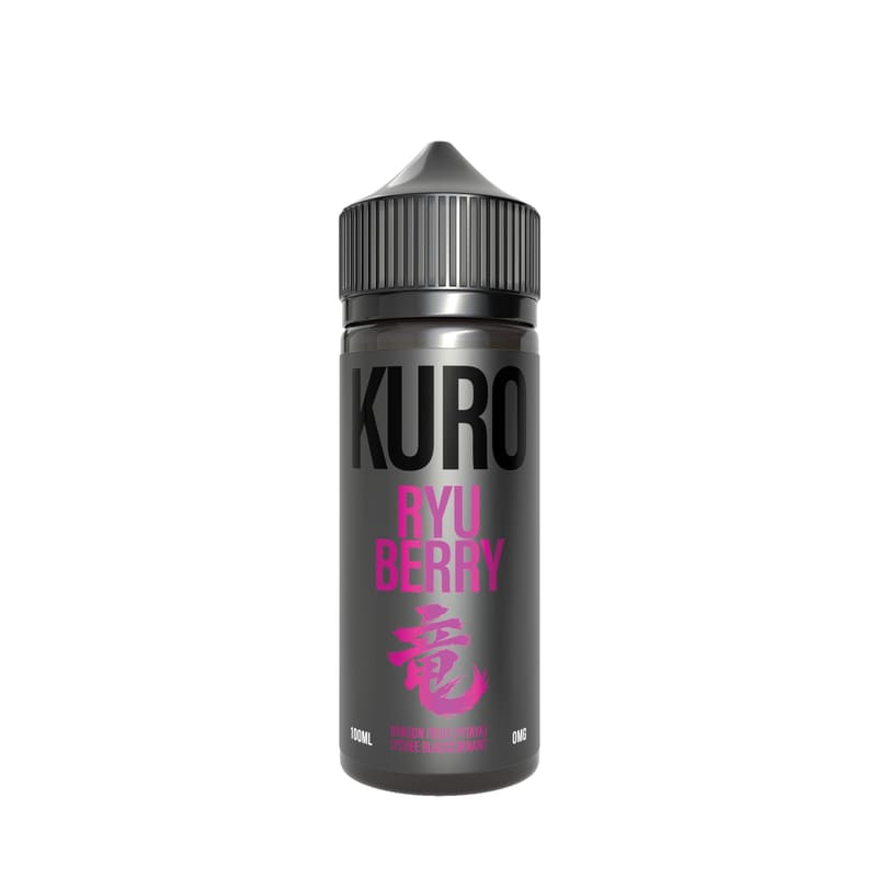 E-liquide Ryu Berry 80ml Kuro - fruit du dragon, litchi, cassis