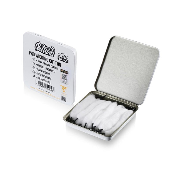 Lacets de coton Coilturd (X20) - Thunder Cloud x Coilturd - boîte ouverte avec les lacets Coilturd