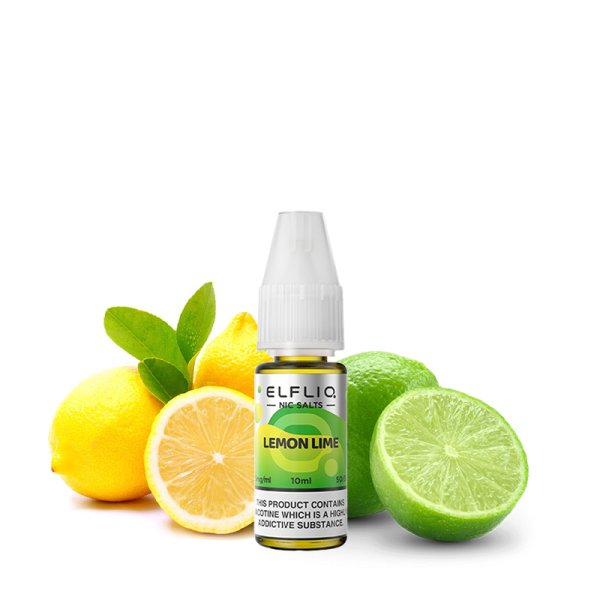 E-liquide Elfliq by Elfbar Lemon Lime - Nic Salt 10ml - Sel de nicotine 10mg et 20mg