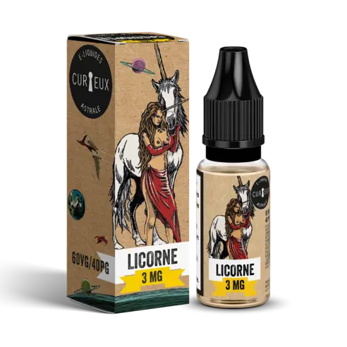 E liquide - Edition Astrale - La Licorne - 10ml Curieux