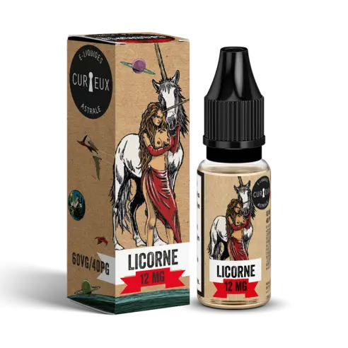 E liquide - Edition Astrale - La Licorne - 10ml Curieux