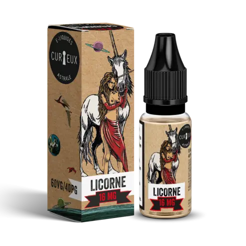 E liquide - Edition Astrale - La Licorne - 10ml Curieux