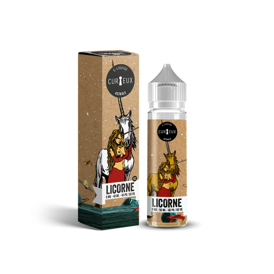 E liquide - Edition Astrale - La Licorne - 50ml Curieux