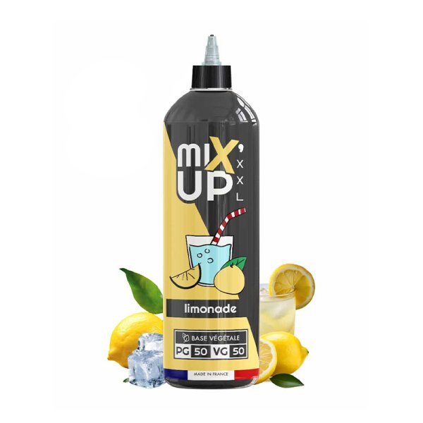 E-Liquide Mixup XXL Limonade 1 litre 0mg - Sans Nicotine, Base 50/50 | Alliancetech.fr