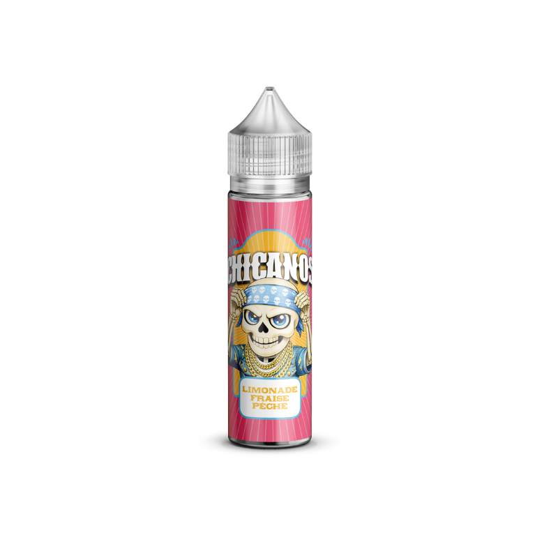 Limonade Fraise Peche 50ml - Chicanos - e-liquide Chicanos