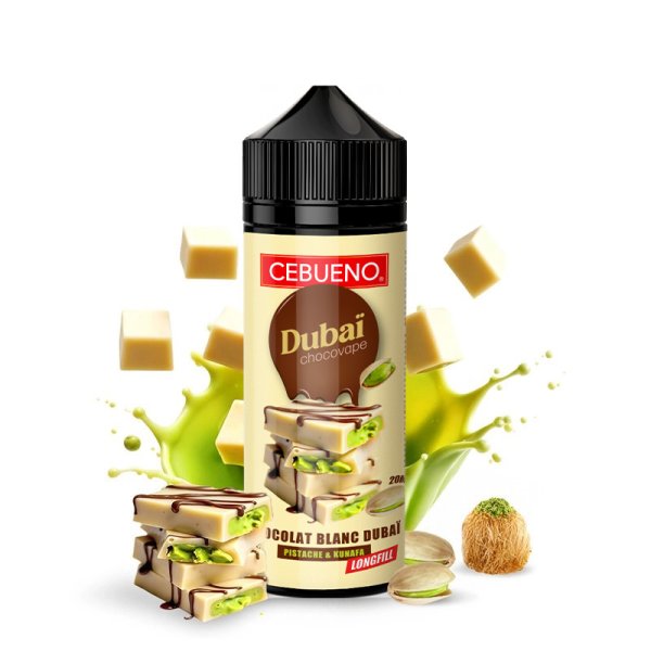 Dubaï Chocovape White (100ml) - Cebueno - e-liquide 100ml