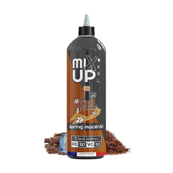 E-Liquide Mixup XXL Mac&eacute;r&acirc;t spring 1 litre 0mg - Sans Nicotine, Base 50/50 | Alliancetech.fr