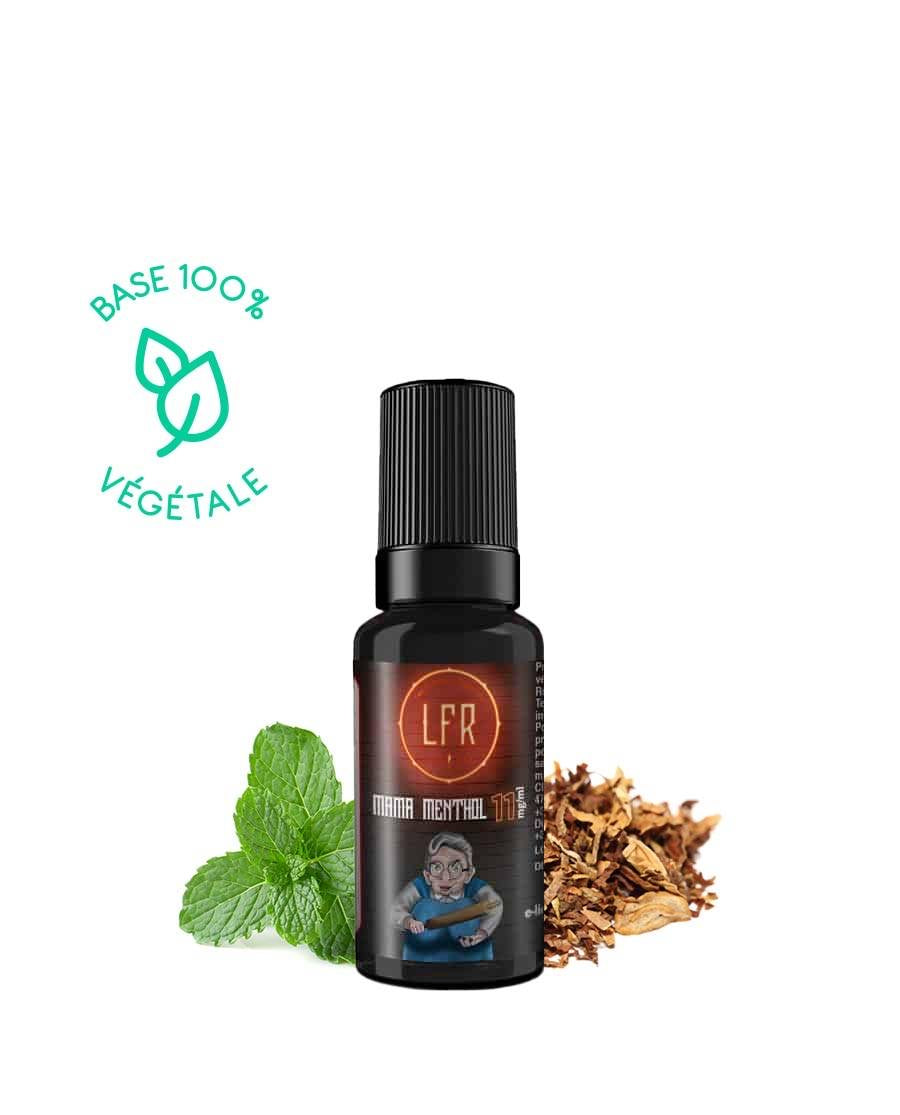 E-liquide Mama Menthol 10ml LFR - saveurs tabac blond, menthe fraîche 3 mg