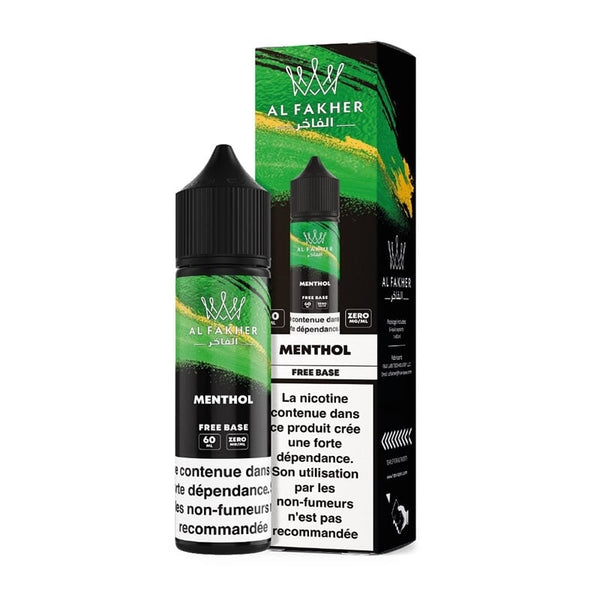 E-liquide Menthol 50ml Al Fakher - saveurs menthol frais et intense