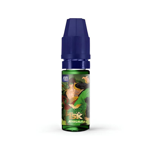 E-liquide Minasawa Sel de Nicotine 10ml XFighter 15K Fighter Fuel - saveurs pomme, poire, cactus, fraîcheur