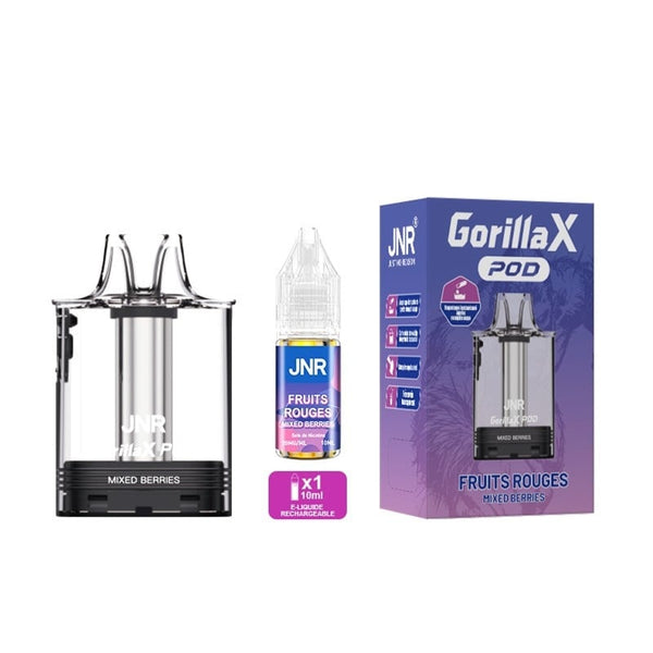 Cartouche Gorilla X 2ml + e-liquide 10ml JNR - Mixed Berries
