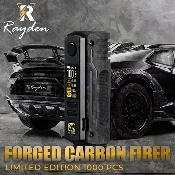 Mod Rayden 100 Carbone Forgé Matte Limited Edition 1000pcs - BD Vape BD Vape