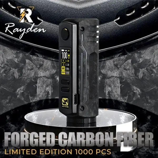 Mod Rayden 100 Carbone Forgé Matte Limited Edition 1000pcs - BD Vape BD Vape