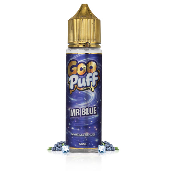 E-liquide Mr Blue 50ml Goo Puff Guilab - myrtille et fraîcheur