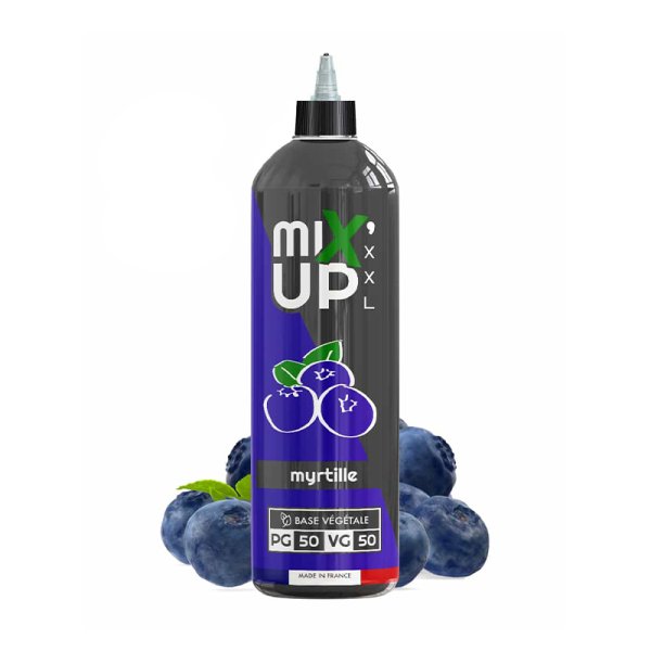 E-Liquide Mixup XXL Myrtille 1 litre 0mg - Sans Nicotine, Base 50/50 | Alliancetech.fr