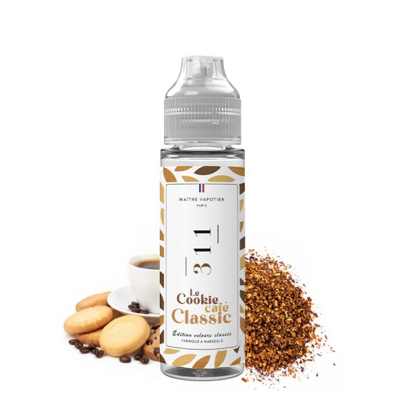 E-liquide N°311 Maître Vapotier - saveurs cookie, café, classic - visuel 2