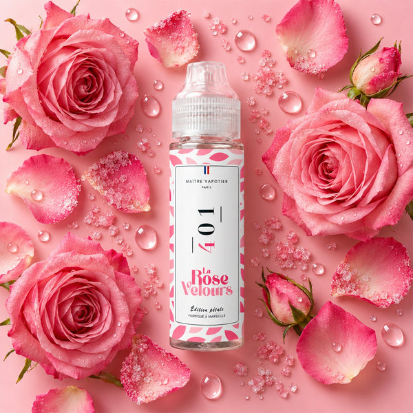 E-liquide N°401 Maître Vapotier - rose et notes sucrées