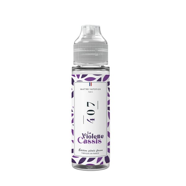 E-liquide N°407 Maître Vapotier - saveurs violette, cassis, fraîcheur - visuel 3