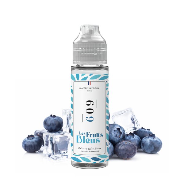 E-liquide N°609 Maître Vapotier - saveurs fruits bleus, baies, fraîcheur - visuel 2