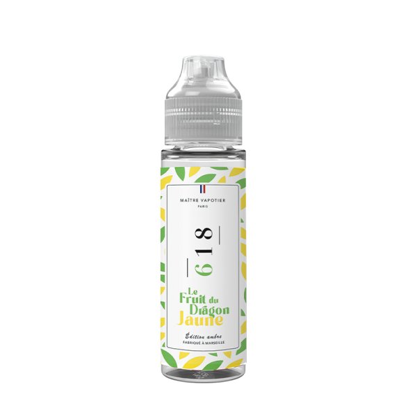 E-liquide N°618 Maître Vapotier - saveurs fruit du dragon jaune, fruit exotique, fraîcheur - visuel 3