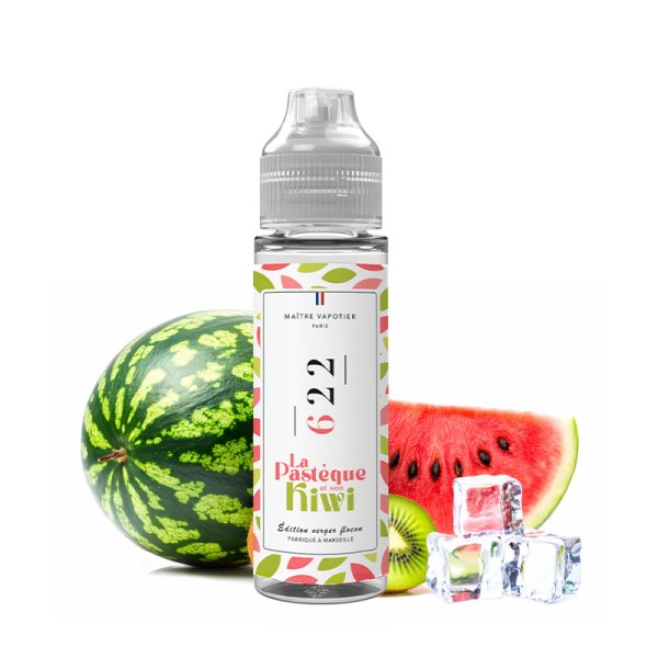 E-liquide N°622 Maître Vapotier - saveurs pastèque, kiwi, fraîcheur - visuel 2