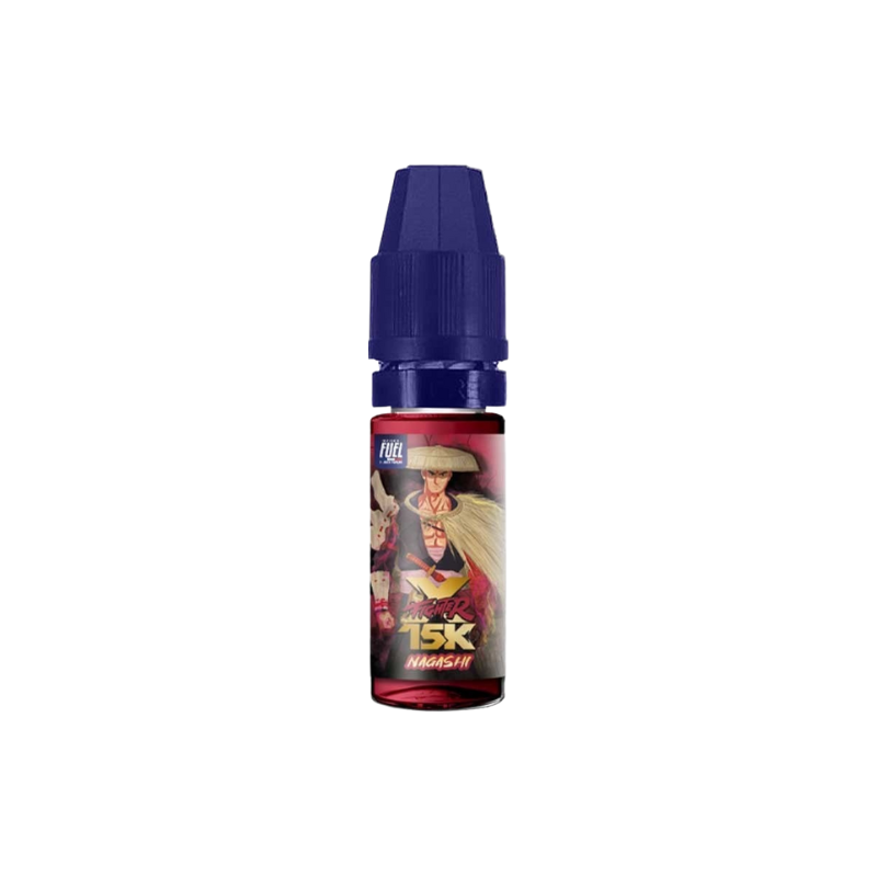 E-liquide Nagashi Sel de Nicotine 10ml XFighter 15K Fighter Fuel - saveurs cerise, fruits rouges, fraîcheur