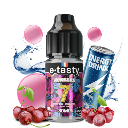 Arôme concentré DIY Numbers 07 30ml E-Taste - saveurs energy drink, cerise givrée