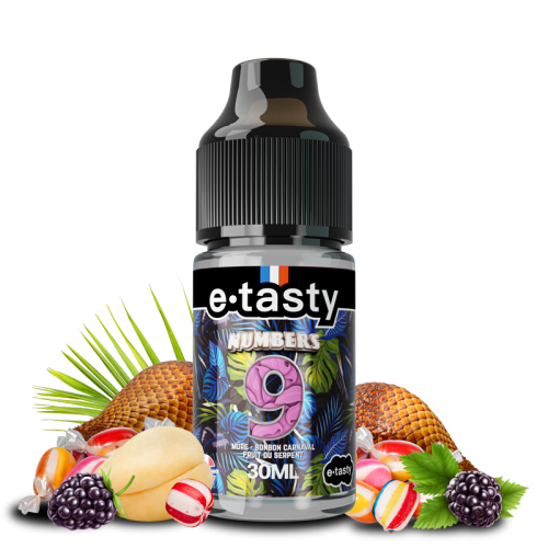 Arôme concentré DIY Numbers 09 30ml E-Taste - saveurs mûre et fruit du serpent