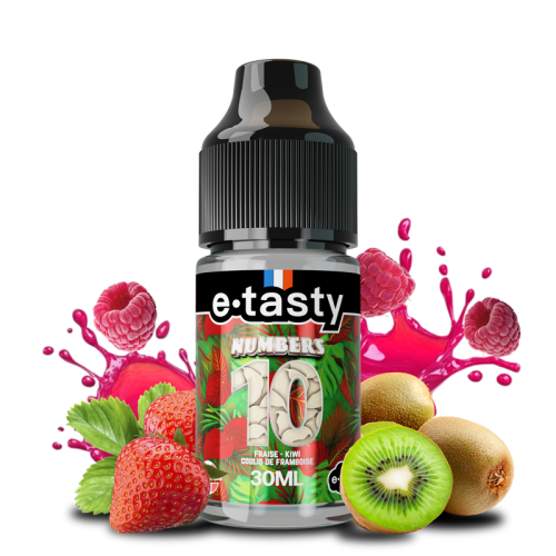 Arôme concentré DIY Numbers 10 30ml E-Taste - saveurs fraise, kiwi et framboise