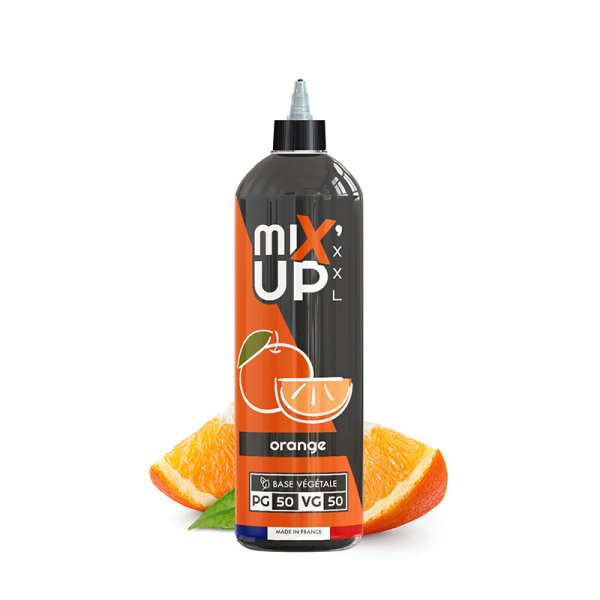 E-Liquide Mixup XXL Orange 1 litre 0mg - Sans Nicotine, Base 50/50 | Alliancetech.fr