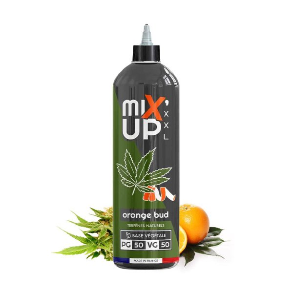 E-Liquide Mixup XXL Orange Bud 1 litre 0mg - Sans Nicotine, Base 50/50 | Alliancetech.fr