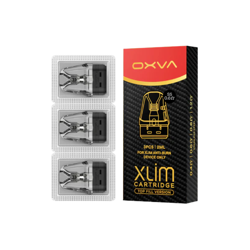 Cartouches XLIM Top Fill SS (Contrôle Température) - OXVA - Oxva - Cigarette Électronique & Vape | Alliancetech.fr