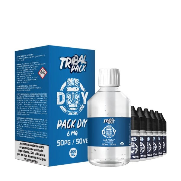 Pack DIY 50PG / 50VG 6mg 200ml - Tribal Force - Tribal Force - Cigarette Électronique & Vape | Alliancetech.fr