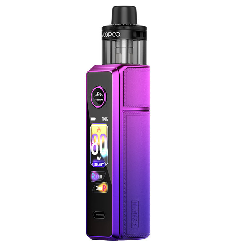 Kit Drag X3 PnP X 80W 5ml - Voopoo - Aurora Purple