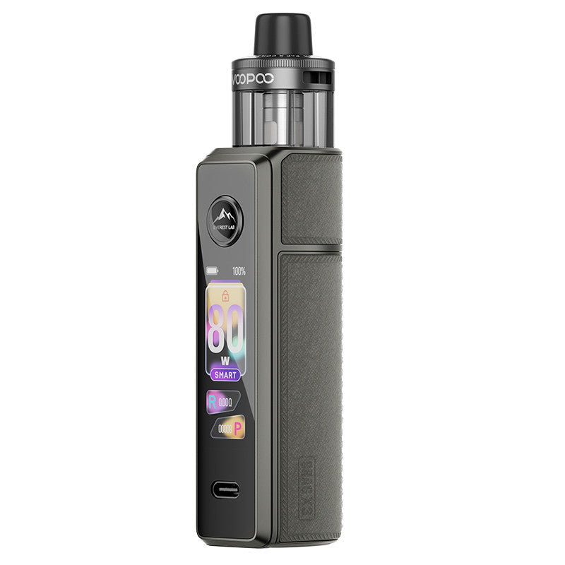 Kit Drag X3 PnP X 80W 5ml - Voopoo - Gray Metal