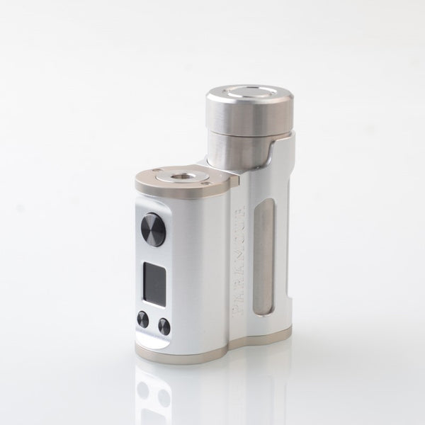 Box Paramour V2 SBS 100W Mechvape Full Silver - vue trois quarts