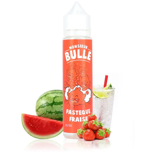 Pastèque Fraise Lemonade 50ml Monsieur Bulle