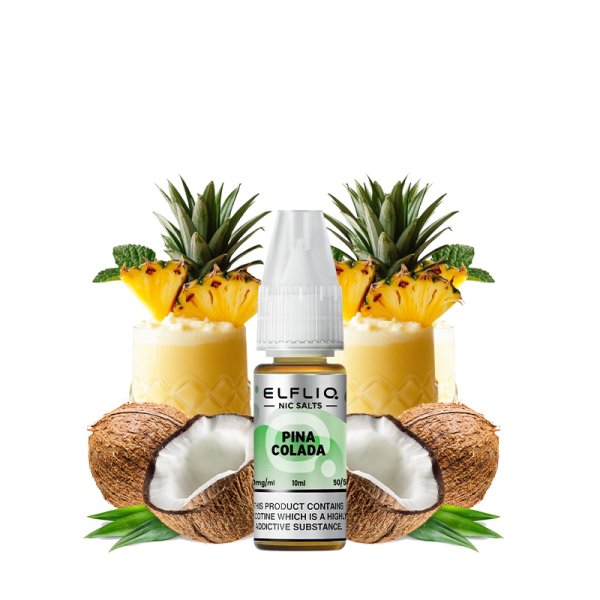 E-liquide Elfliq by Elfbar Pina Colada - Nic Salt 10ml - Sel de nicotine 10mg et 20mg