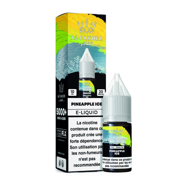 E-liquide Pineapple Ice Al Fakher - saveurs ananas glacé, sel de nicotine 20mg 10ml