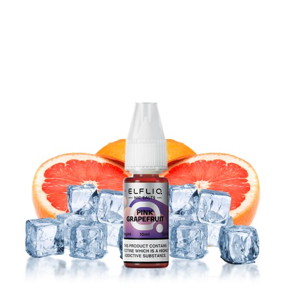 E-liquide Elfliq by Elfbar Pink Grapefruit - Nic Salt 10ml - Sel de nicotine 10mg et 20mg